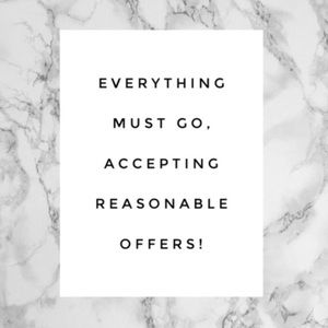 Make a reasonable offer!